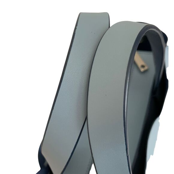 Kate Spade Dusty Blue Scallop Laser Cut Leather Tote Crossbody Bag Purse - Picture 9 of 13